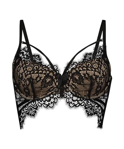 Hunkemöller Vorgeformter Longline-Bügel-BH Marilee - Caviar - 80F von HUNKEMÖLLER