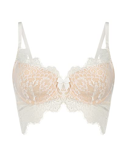 Hunkemöller Vorgeformter Longline-Bügel-BH Marilee - Snow White - 70D von HUNKEMÖLLER