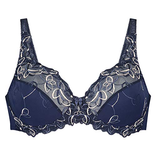 Hunkemöller Unwattierter Bügel-BH Diva - Medieval Blue - 75F von HUNKEMÖLLER