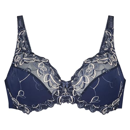 Hunkemöller Unwattierter Bügel-BH Diva - Medieval Blue - 80E von HUNKEMÖLLER