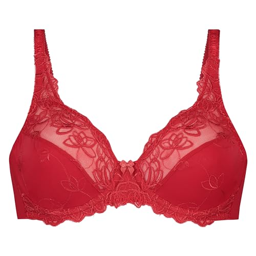 Hunkemöller Unwattierter Bügel-BH Diva - Tango red - 75F von HUNKEMÖLLER