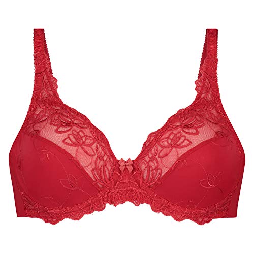 Hunkemöller Unwattierter Bügel-BH Diva - Tango red - 80D von HUNKEMÖLLER