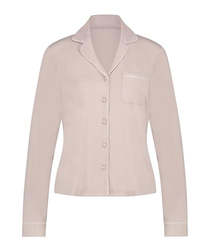 Hunkemöller Langärmelige Jersey-Jacke Essential - Etherea - L von HUNKEMÖLLER