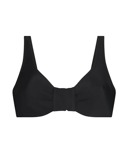 Hunkemöller Nicht-vorgeformtes Bügel-Bikini-Top Luxe - Nero - 70F von HUNKEMÖLLER