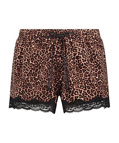 Hunkemöller Shorts Velours Lace - Black - 2XS von HUNKEMÖLLER