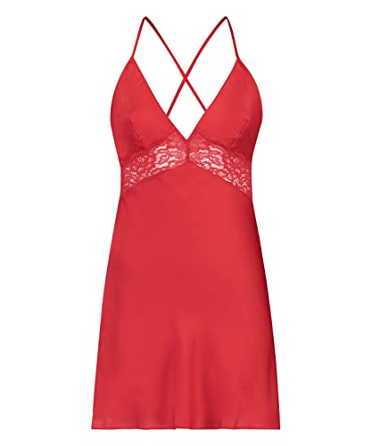 Hunkemöller Slipdress Nina - Tango red - 2XL von HUNKEMÖLLER