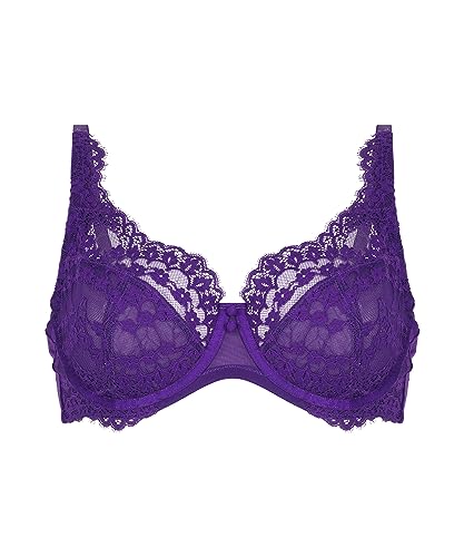 Hunkemöller Unwattierter Bügel-BH Daisy - Violet Indigo - 80D von HUNKEMÖLLER