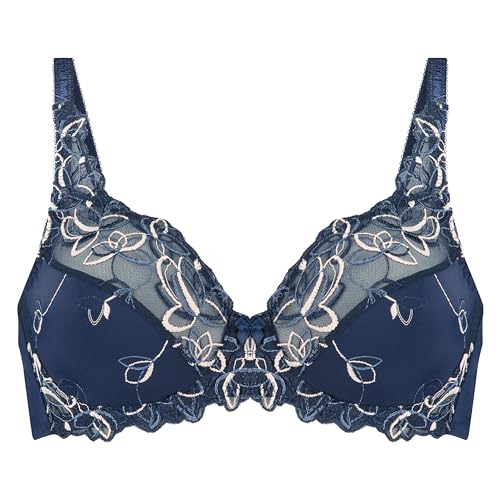 Hunkemöller Unwattierter Bügel-BH Diva - Medieval Blue - 85E von HUNKEMÖLLER