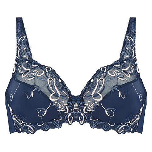 Hunkemöller Unwattierter Bügel-BH Diva - Medieval Blue - 90E von HUNKEMÖLLER