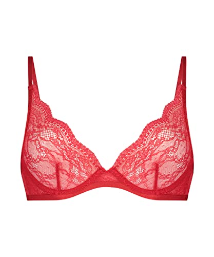 Hunkemöller Unwattierter Bügel-BH Isabelle - Tango red - 70D von HUNKEMÖLLER