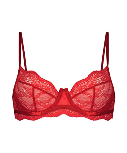 Hunkemöller Unwattierter Bügel-BH Isabelle - Tango red - 75D von HUNKEMÖLLER