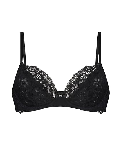 Hunkemöller Unwattierter Bügel-BH Marine - Caviar - 90B von HUNKEMÖLLER