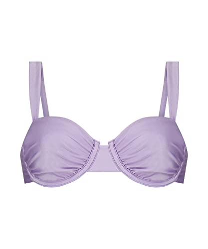 Hunkemöller Unwattiertes Bügel-Bikini-Top Aruba - Purple Rose - 95F von HUNKEMÖLLER