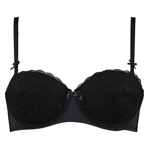 Hunkemöller Vorgeformter Bügel-BH Maya, Strapless - Black - 70F von HUNKEMÖLLER