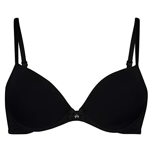 Hunkemöller Vorgeformter Bügel-BH Plunge - Black - 80E von HUNKEMÖLLER