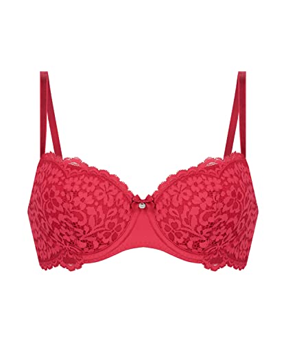 Hunkemöller Vorgeformter Bügel-BH Rose - Tango red - 70D von HUNKEMÖLLER