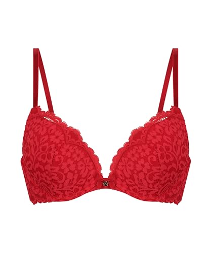 Hunkemöller Vorgeformter Push-up Bügel-BH Rose - Tango red - 75E von HUNKEMÖLLER