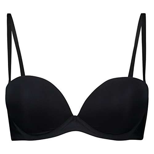 Hunkemöller Vorgeformter Strapless-Maximizer-BH - Black - 75C von HUNKEMÖLLER