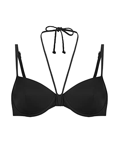 Hunkemöller Vorgeformtes Bügel-Bikinioberteil Luxe - Nero - 65E von HUNKEMÖLLER