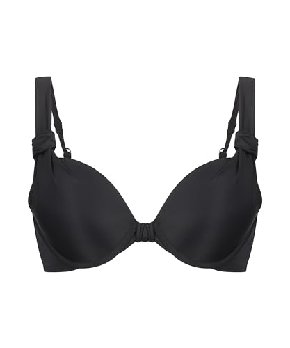 Hunkemöller Vorgeformtes Bügel-Bikinitop Luxe Cup E + - Nero - 65G von HUNKEMÖLLER