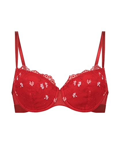 Hunkemöller Wattierter Bügel-BH Violet - Tango red - 75C von HUNKEMÖLLER