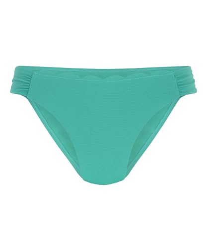 Hunkemöller Bikini Slip Rio Scallop - HKM Green - XS von HUNKEMÖLLER