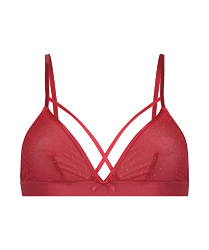 Hunkemöller Bralette Nikki - Tango red - M von HUNKEMÖLLER