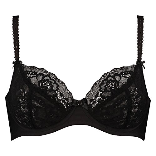 Hunkemöller Damen Nicht-Vorgeformter Bügel-BH Maya- Schwarz, 75C von HUNKEMÖLLER