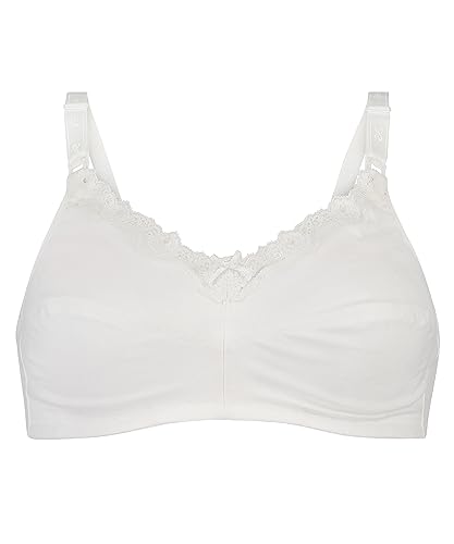 Hunkemöller Damen Nicht-Vorgeformter Still-BH C75, White von HUNKEMÖLLER