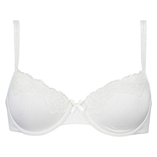 Hunkemöller Damen Vorgeformter Bügel-BH Secret Lace E65, White von HUNKEMÖLLER