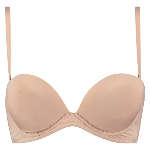 Hunkemöller Damen Vorgeformter Bügel-BH Super soft B70, Tan von HUNKEMÖLLER