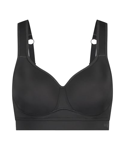 Hunkemöller HKMX Sport-BH The All Star Level 2 - Black Oyster - 75D von HUNKEMÖLLER