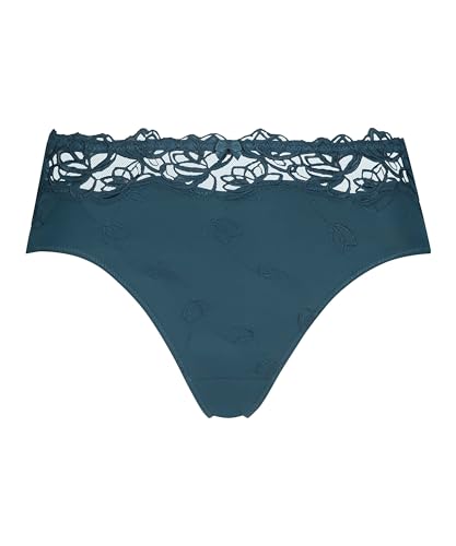 Hunkemöller Hochgeschnittener Slip Diva - Legion Blue - M von HUNKEMÖLLER