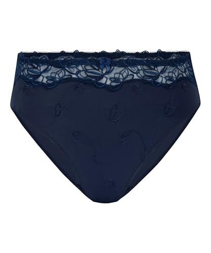 Hunkemöller Hochgeschnittener Slip Diva - Peacoat - L von HUNKEMÖLLER