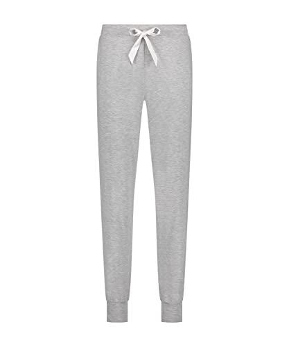 Hunkemöller Jersey-Jogginghose Essential - Warm Grey Melee - 2XS von HUNKEMÖLLER