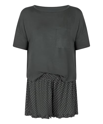 Hunkemöller Jersey-Pyjamaset - HKM Green - M von HUNKEMÖLLER