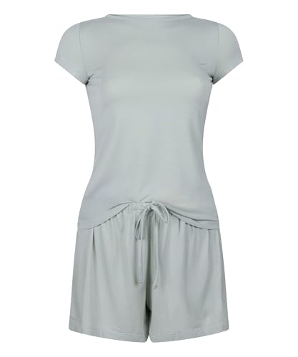 Hunkemöller Jersey-Pyjamaset - Puritan Gray - S von HUNKEMÖLLER