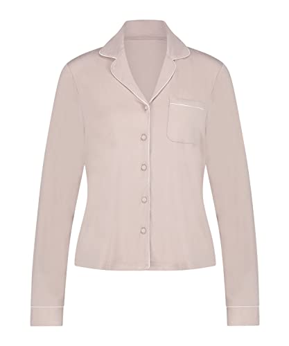 Hunkemöller Langärmelige Jersey-Jacke Essential - Etherea - M von HUNKEMÖLLER