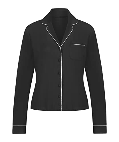 Hunkemöller Langärmelige Jersey-Jacke Essential - black - 3XL von HUNKEMÖLLER