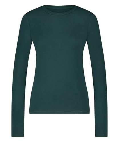 Hunkemöller Langärmeliges Pyjamatop - Ponderosa Pine - XS von HUNKEMÖLLER