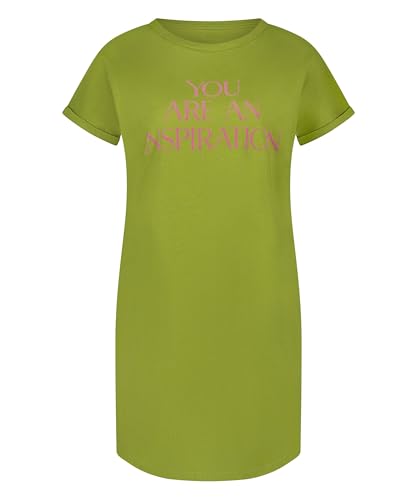 Hunkemöller Nachthemd Rundhalsausschnitt - Lima Bean Green - XS/S von HUNKEMÖLLER