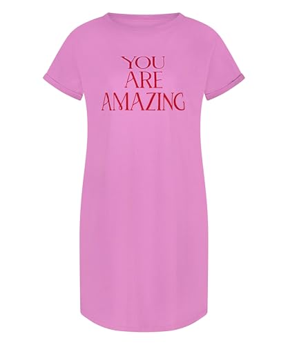 Hunkemöller Nachthemd Rundhalsausschnitt - Opera Mauve - M/L von HUNKEMÖLLER