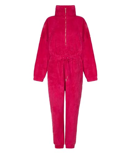 Hunkemöller Onesie Fleece - Bright Rose - 2XS von HUNKEMÖLLER