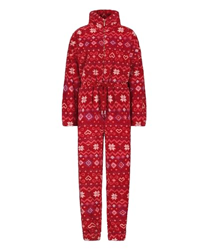 Hunkemöller Onesie aus Fleece - High Risk Red - XS von HUNKEMÖLLER