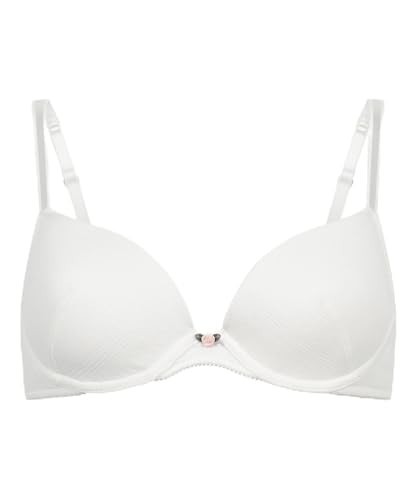 Hunkemöller Pointelle Vorgeformter Bügel-BH - Pastel Yellow - 80B von HUNKEMÖLLER
