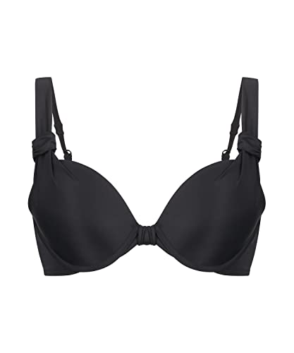 Hunkemöller Push-up Bikini-Oberteil Luxe Cup A - E - Nero - 70C von HUNKEMÖLLER
