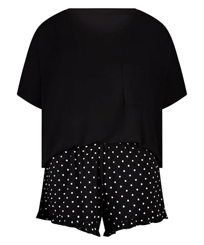 Hunkemöller Pyjama-Set - Black - XL von HUNKEMÖLLER