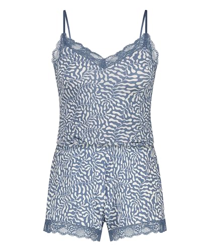 Hunkemöller Pyjama-Set - Coronet Blue - S von HUNKEMÖLLER