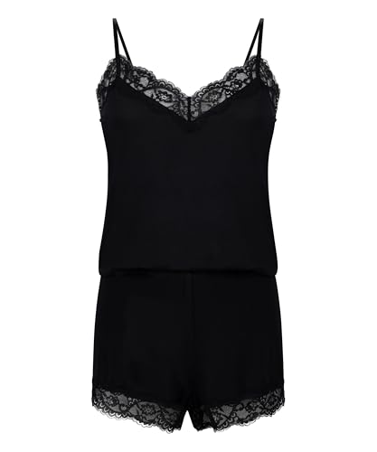 Hunkemöller Pyjamaset - Black - M von HUNKEMÖLLER