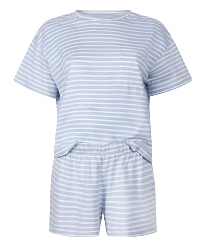 Hunkemöller Pyjamaset - Kentucky Blue - S von HUNKEMÖLLER